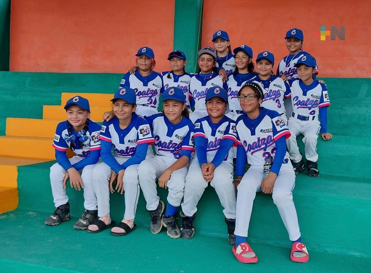 Con dos equipos Coatza estará presente en nacional de beisbol femenil