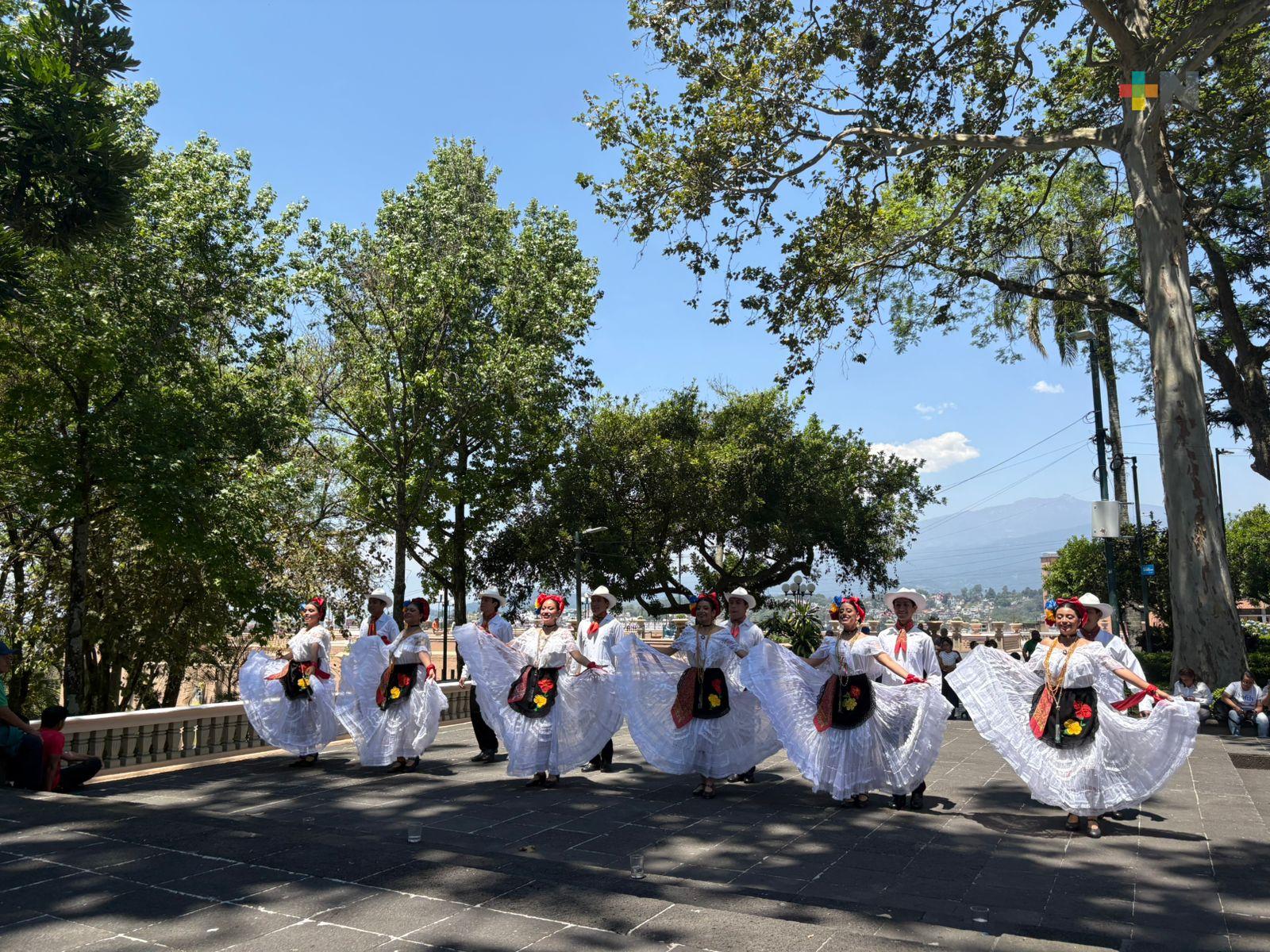 Realizan números artísticos en Tequio por la Paz