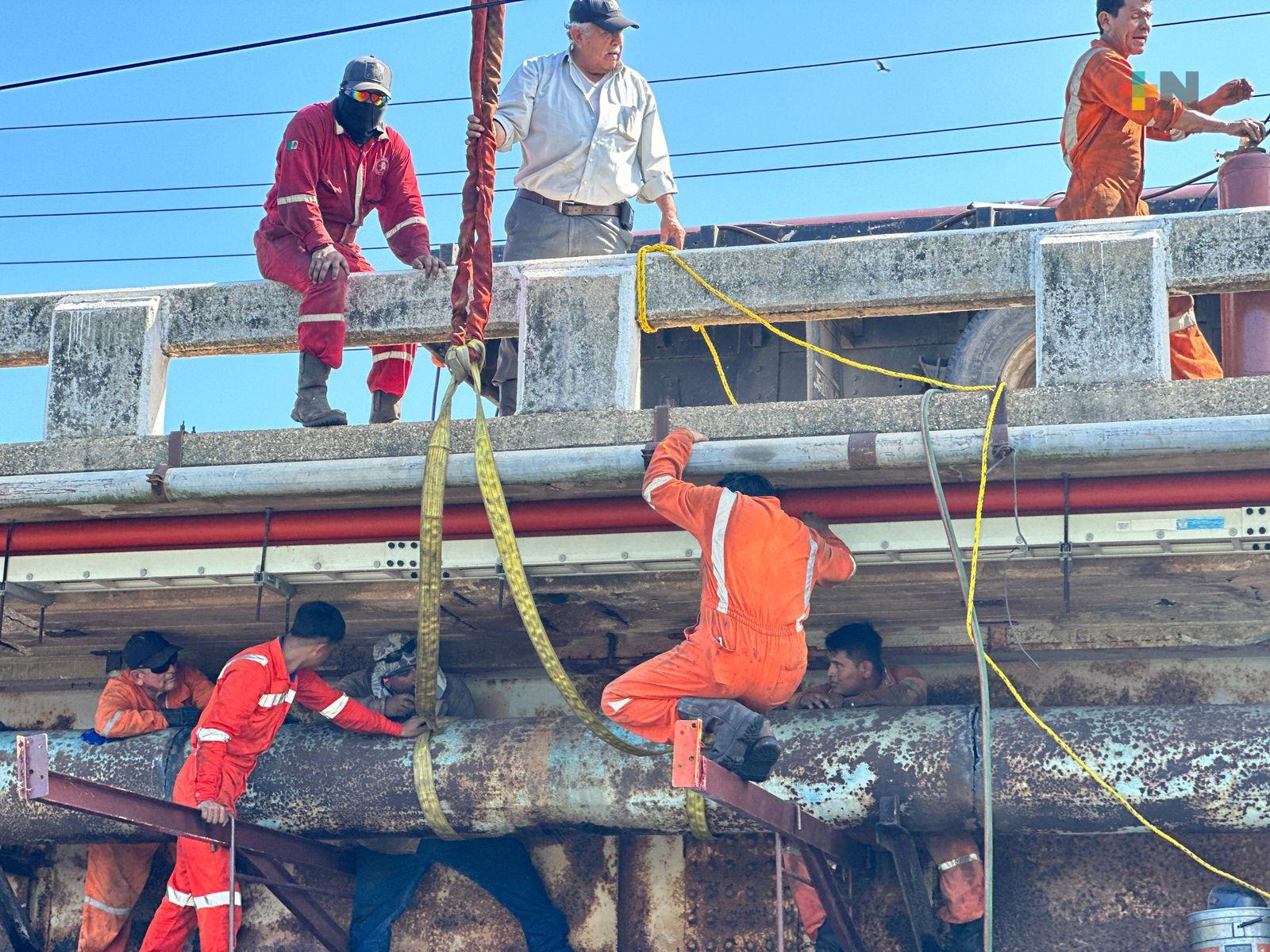 CMAS Coatzacoalcos programa cierres en líneas de pozos
