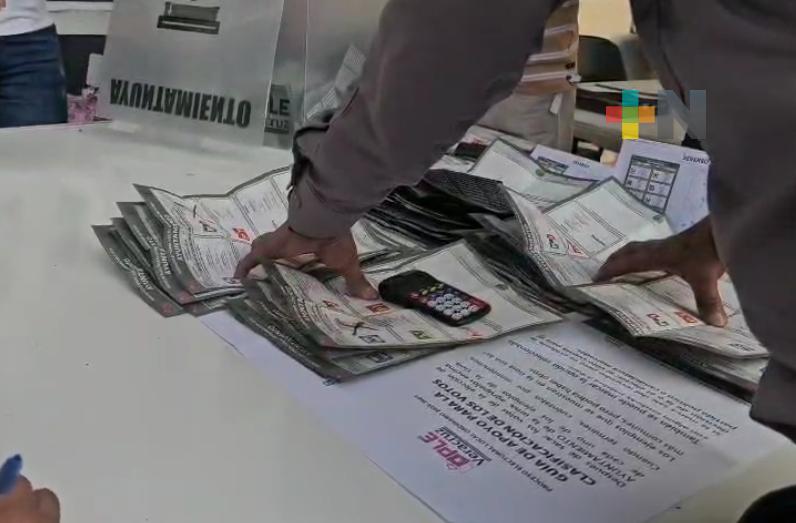 Inicia el conteo de votos en Martínez de la Torre
