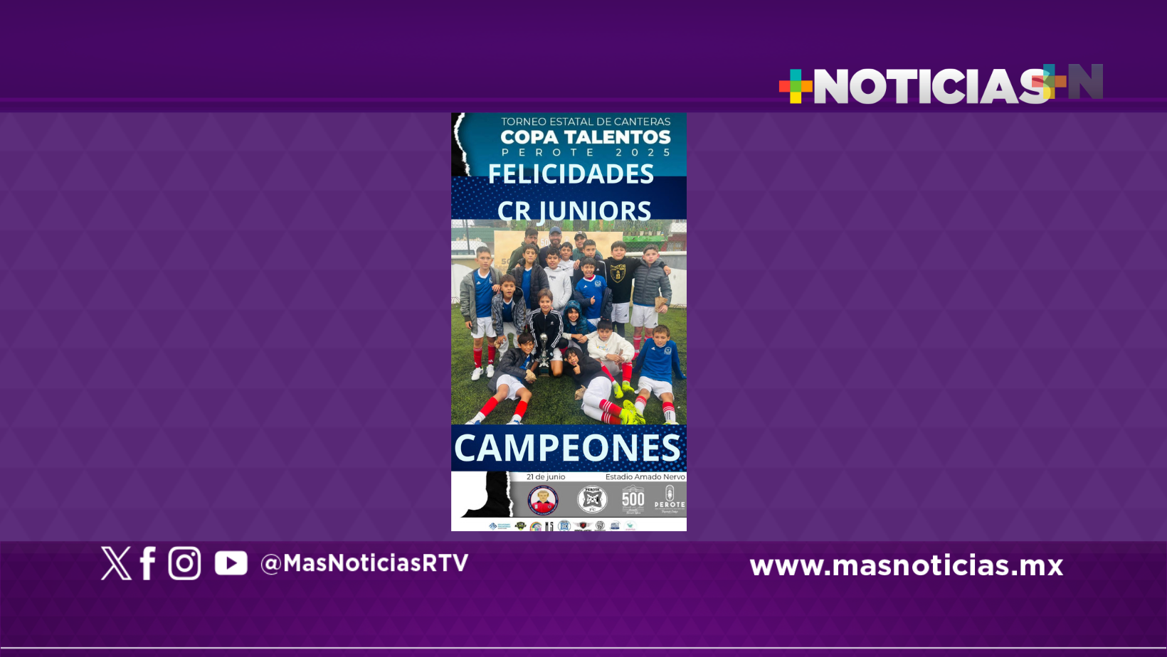 CR Juniors de Liga «Pirata» Fuente campeón de Copa Talentos Perote 2025