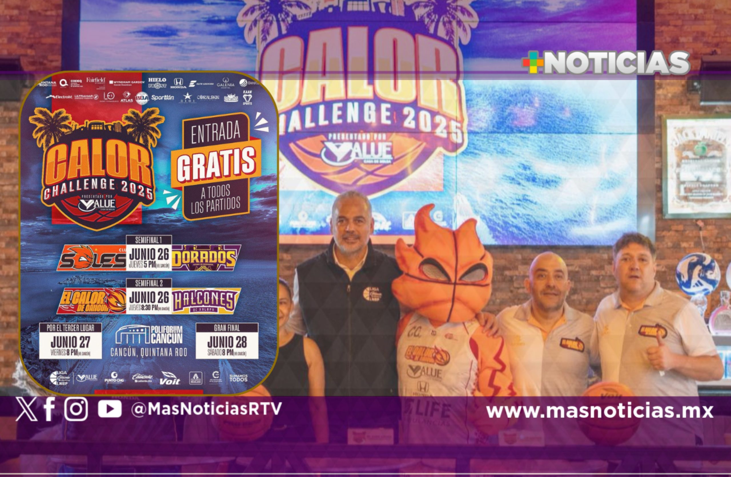 Halcones de Xalapa jugará cuadrangular en Cancún