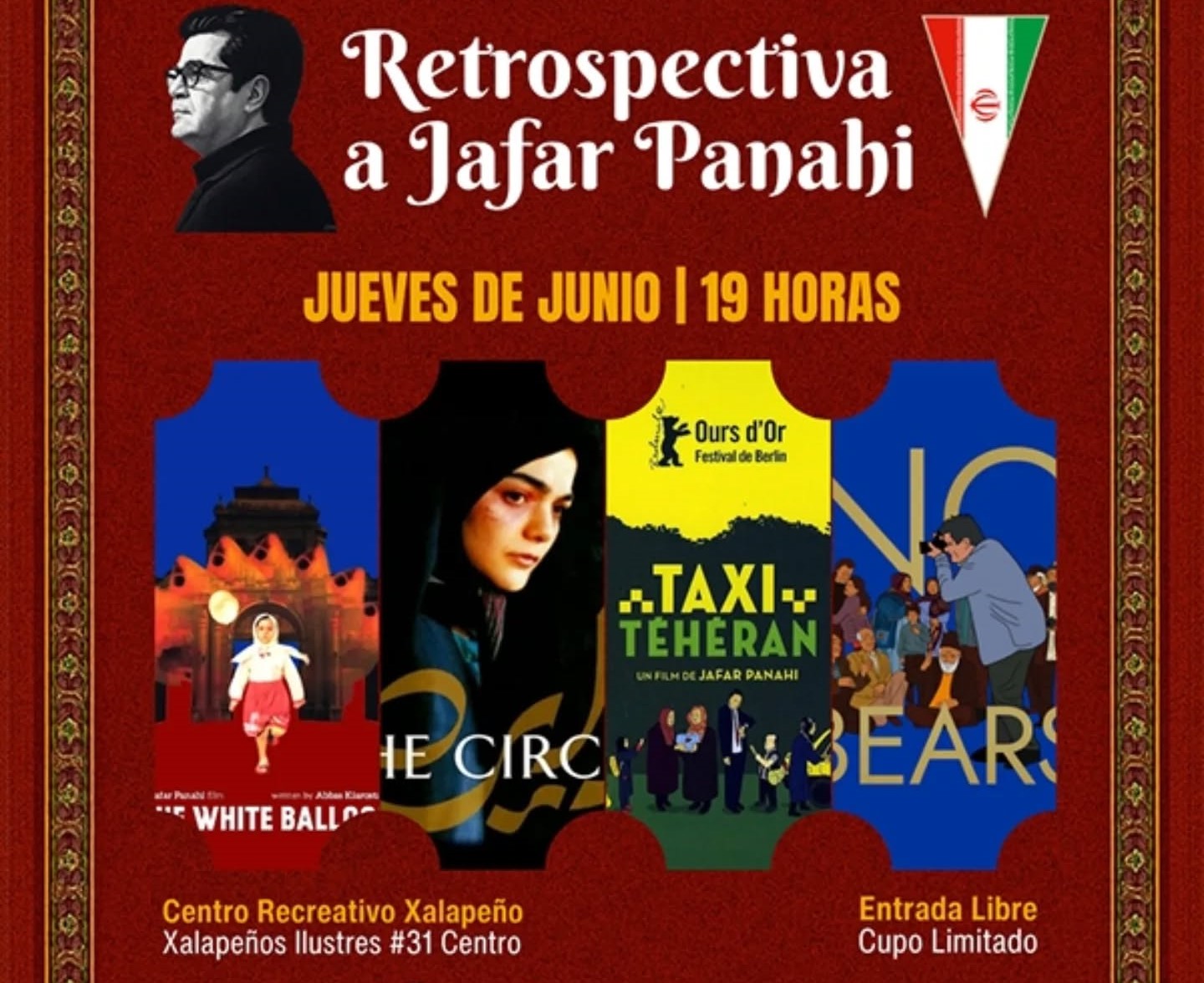 Cine Irani en Xalapa: Retrospectiva a Jafar Panahi