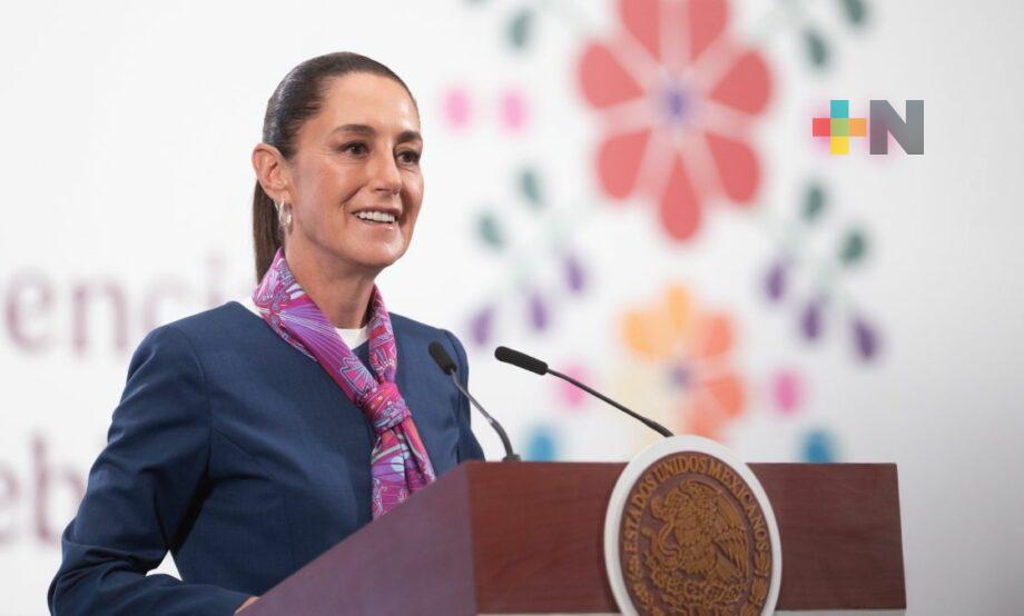 Sheinbaum agradece las palabras de AMLO: “muy contenta de verlo”
