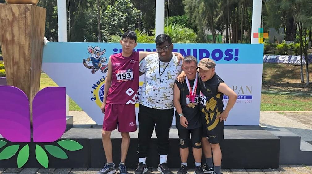 Club “Sin límite” primeros lugares de deporte adaptado