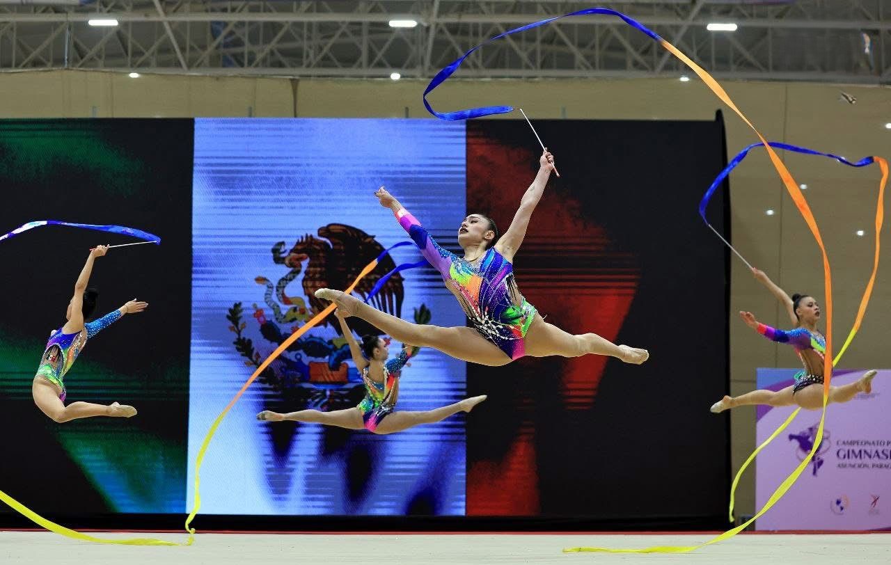 Con plata y bronce, México concluye el Panamericano Senior de Gimnasia Rítmica 2025