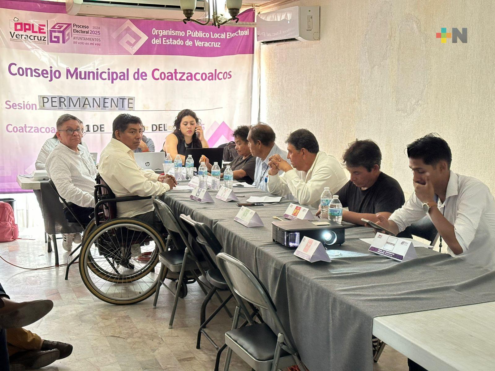 OPLE instaló 343 casillas en Coatzacoalcos