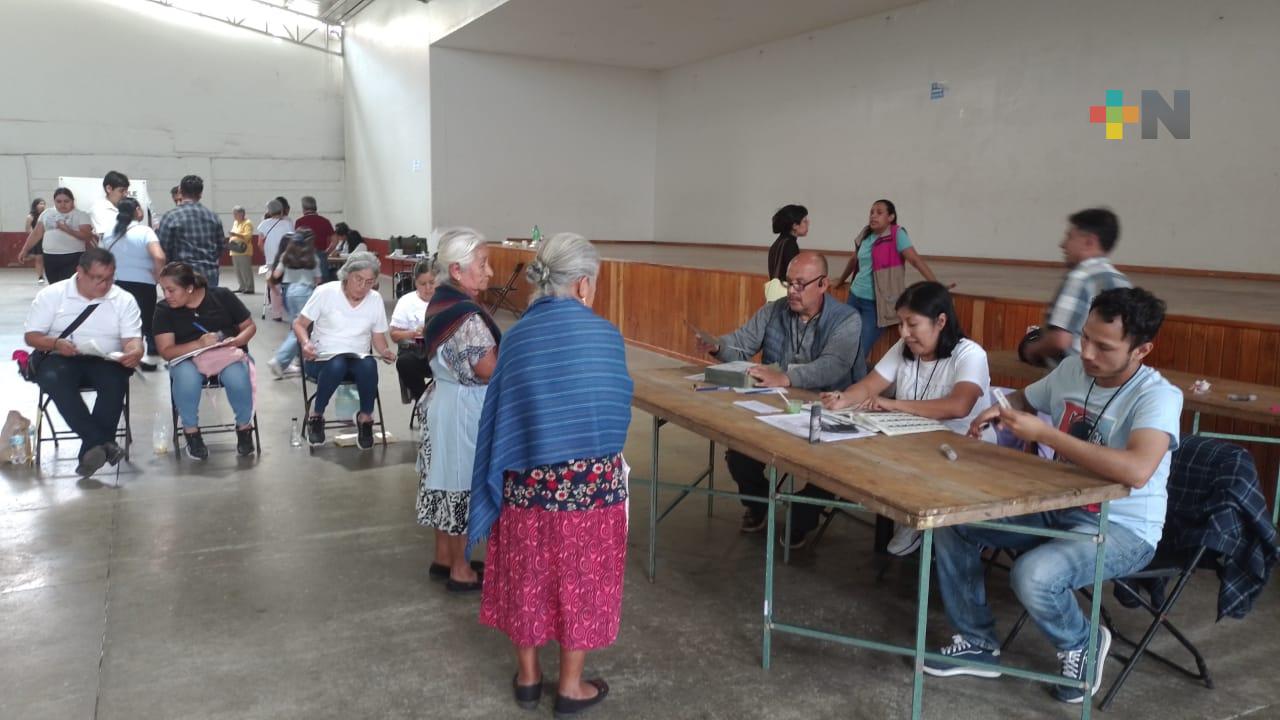 Se realiza jornada electoral en municipio de Teocelo