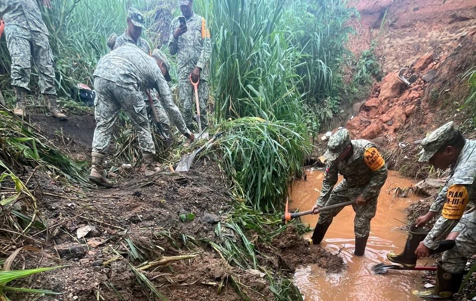 Reconocen respaldo del Ejército Mexicano a familias veracruzanas durante contingencia