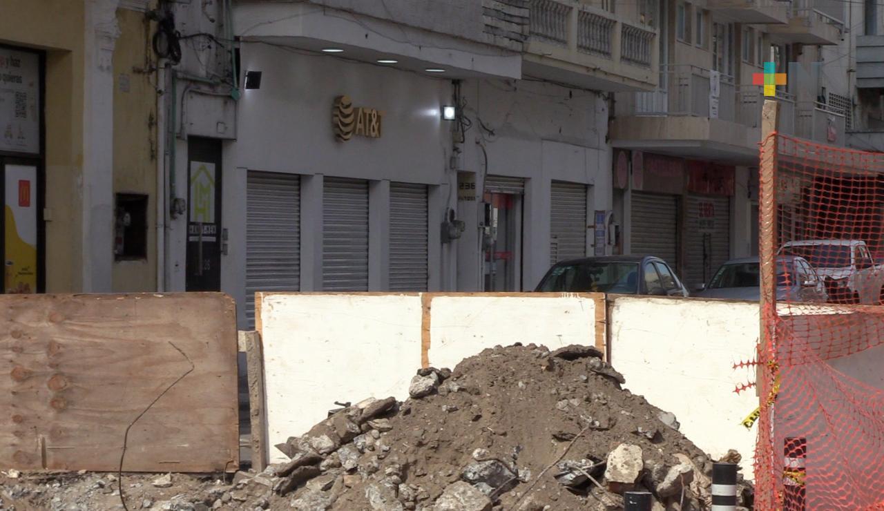 Inconformes por rehabilitación del centro histórico de Veracruz