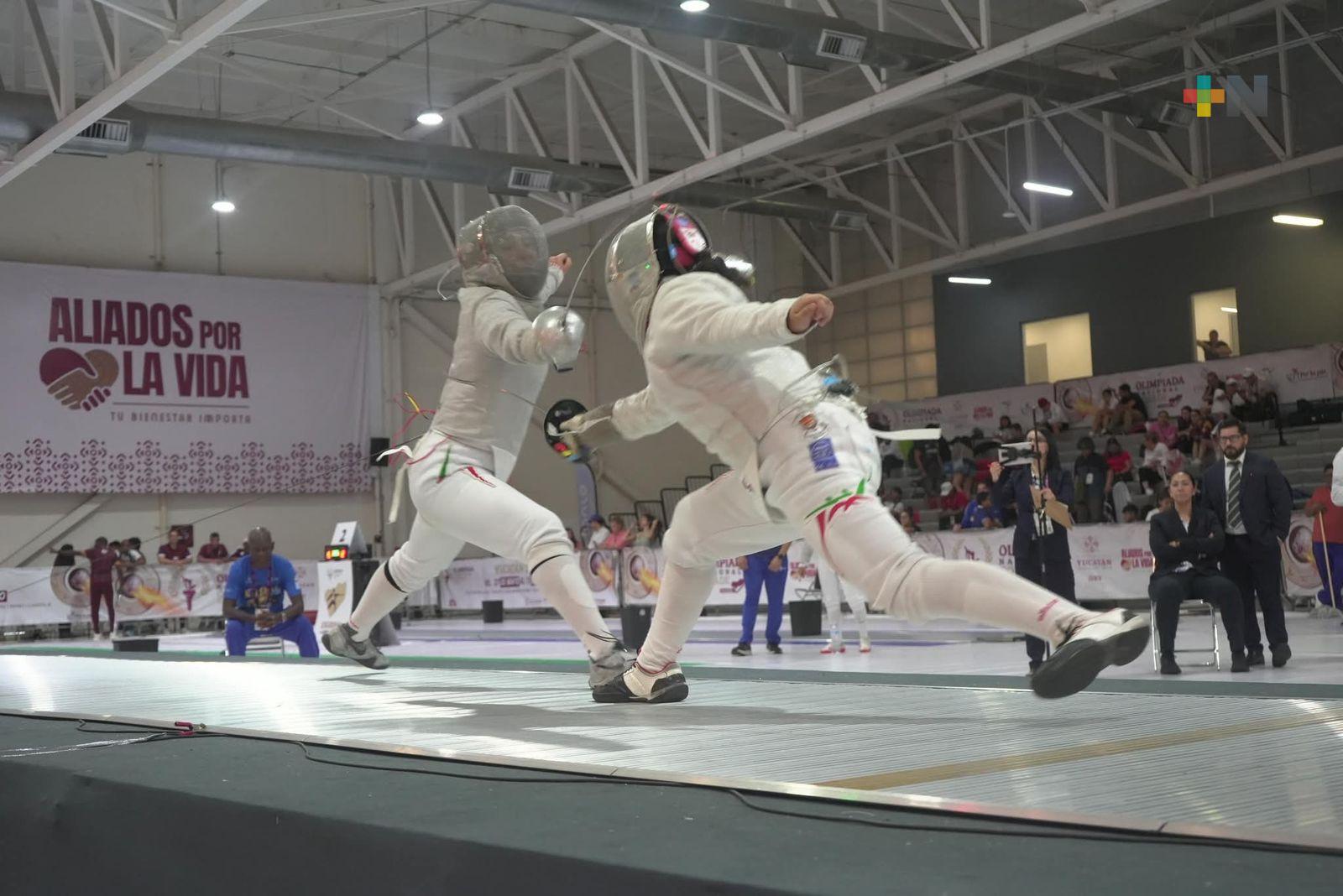 Andrea Álvarez López cosecha cuatro medallas en esgrima en Olimpiada Conade