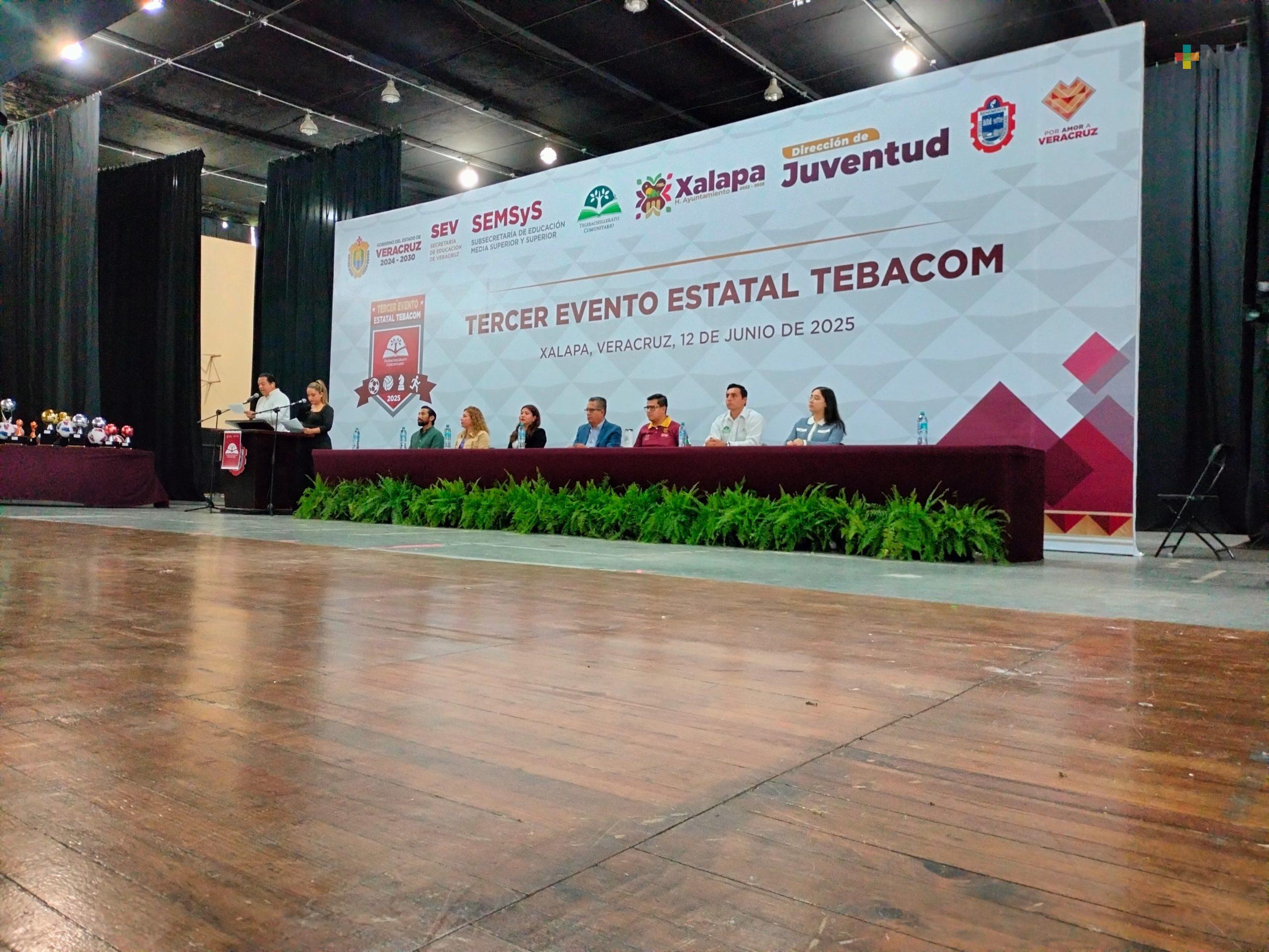 Presentan tercer evento estatal deportivo Tebacom