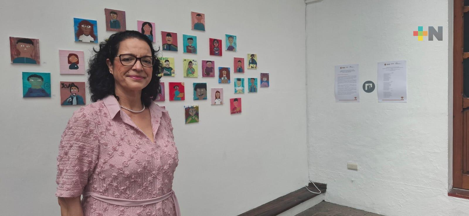 Los niños también pintan; exposición en galería de Arte Contemporáneo de Xalapa