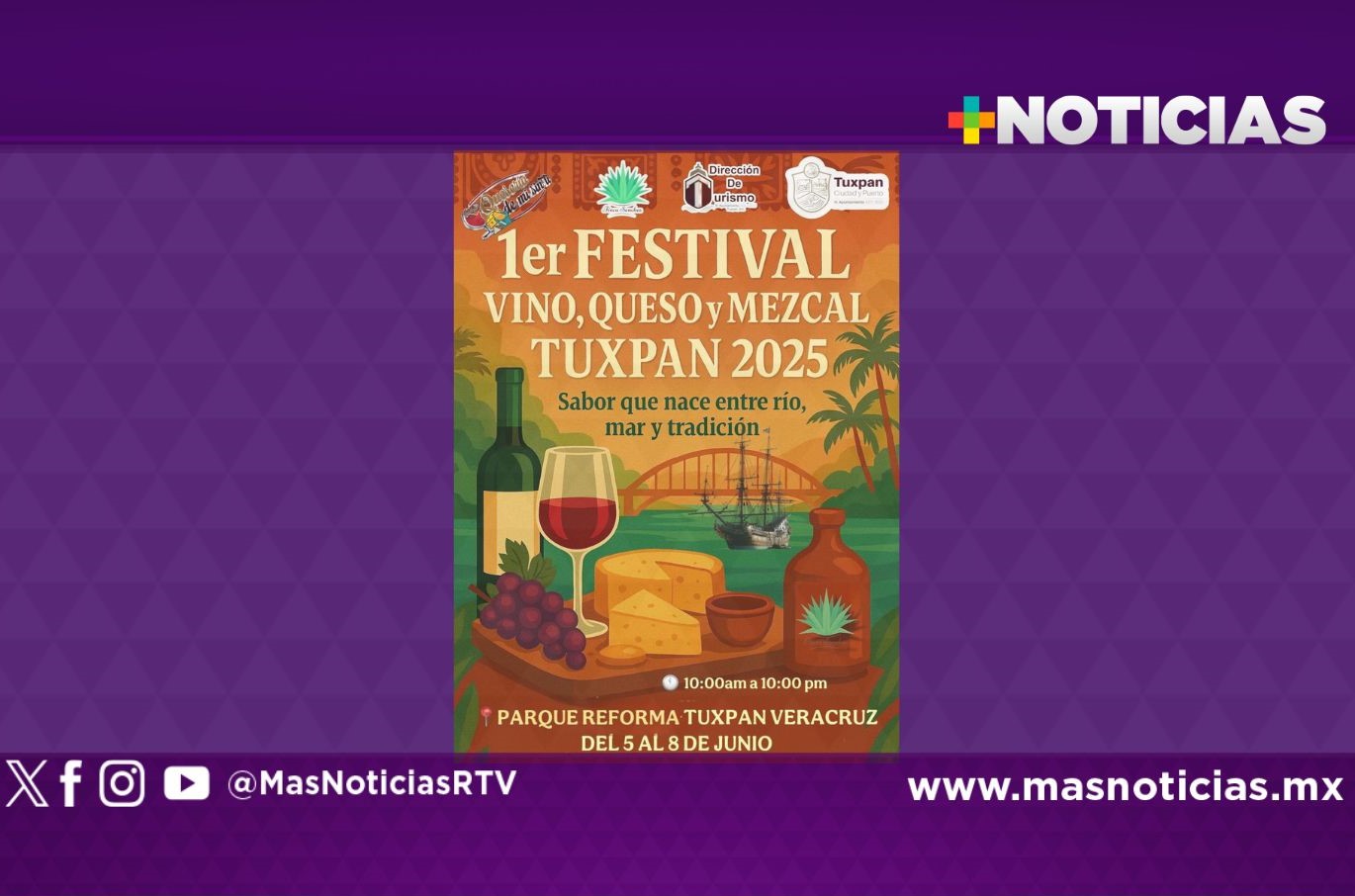 Tuxpan se alista para celebrar su primer Festival del Vino, Queso y Mezcal