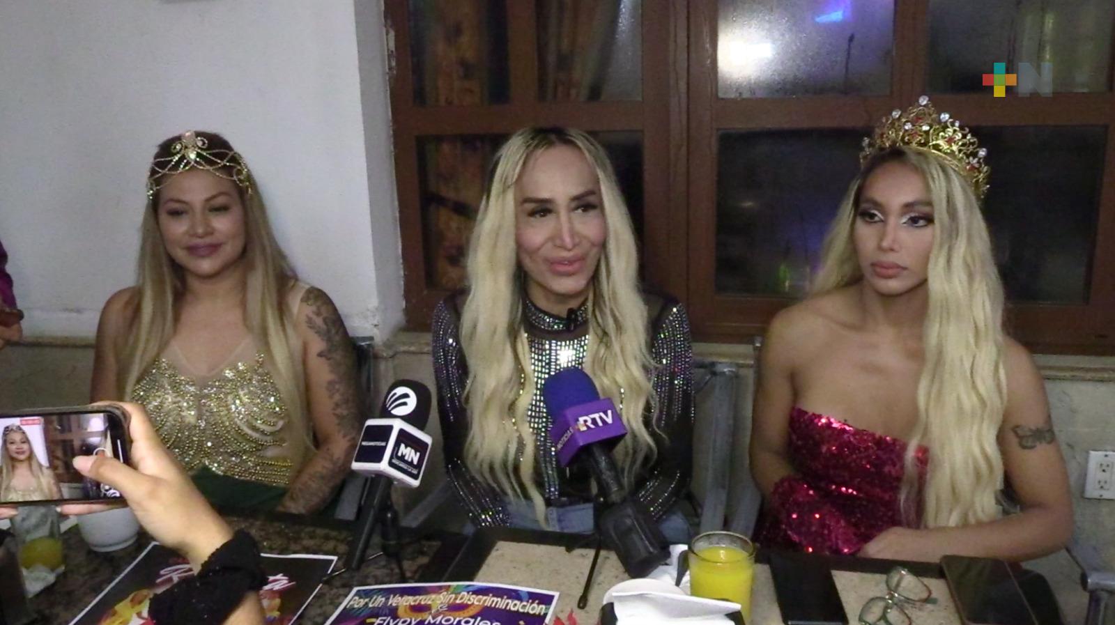 Invitan a coronación de la corte real de la comunidad LGBTI en Veracruz puerto