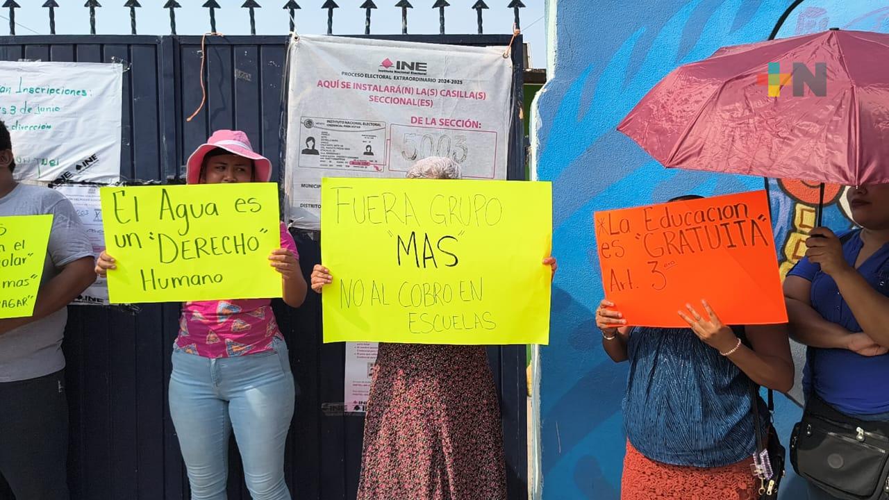 Grupo MAS dejó sin agua a jardín de niños de Veracruz