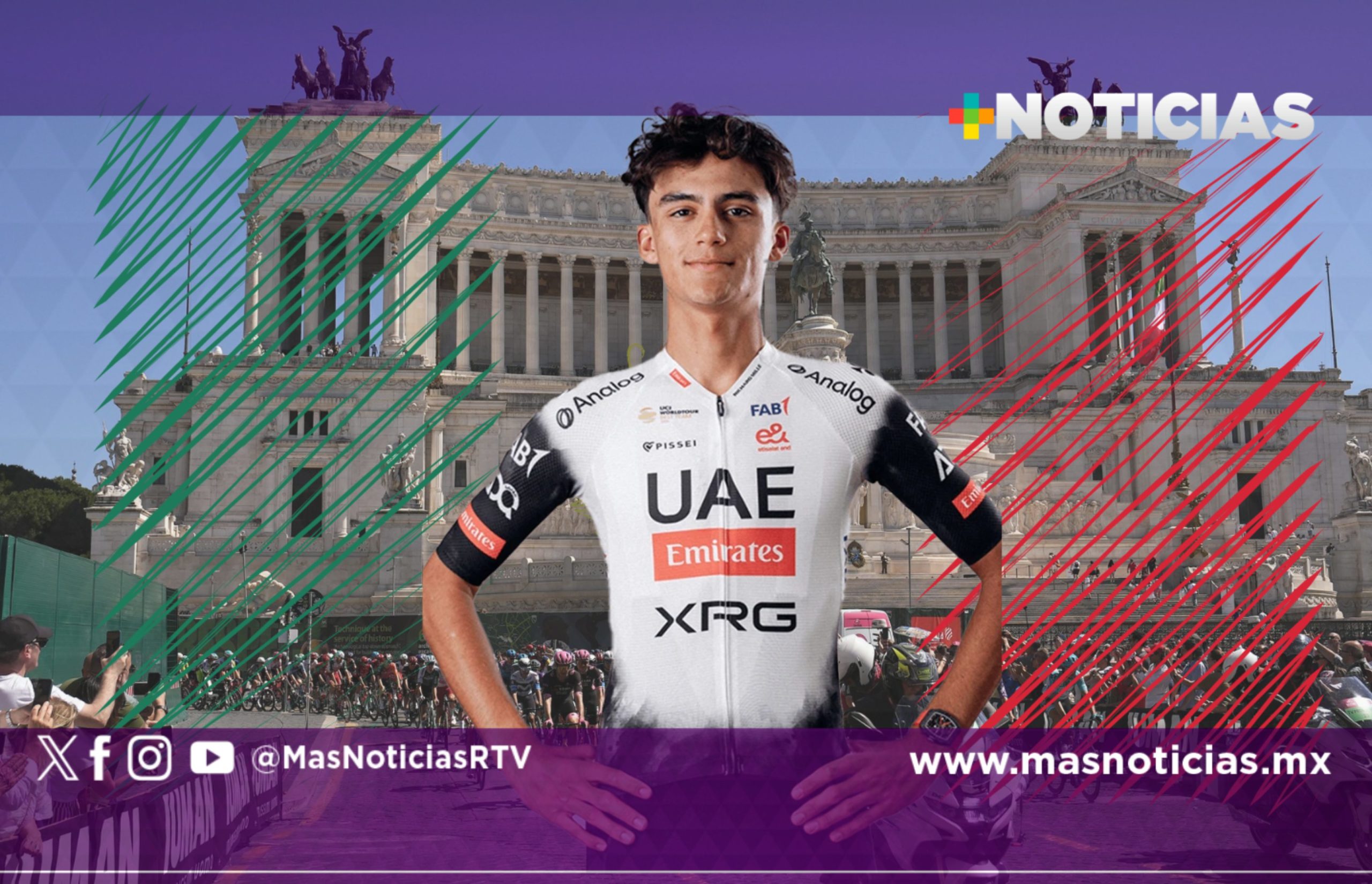 Isaac del Toro subcampeón del Giro del Italia