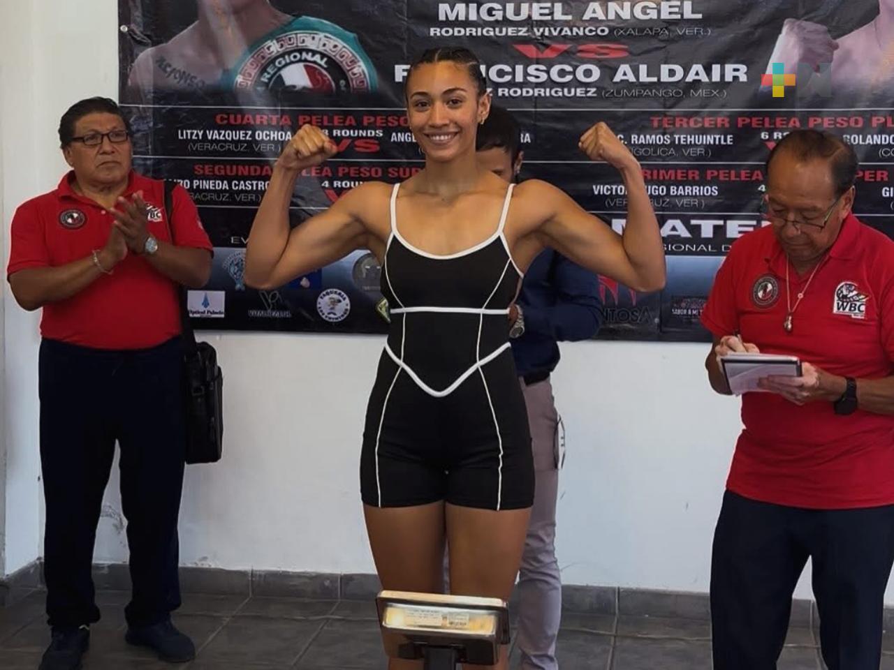 Boxeadora Litzy Vázquez buscará su séptimo triunfo