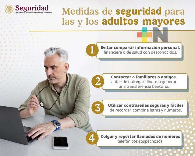 SSPC llama a adultos mayores a seguir recomendaciones para evitar ciberdelitos