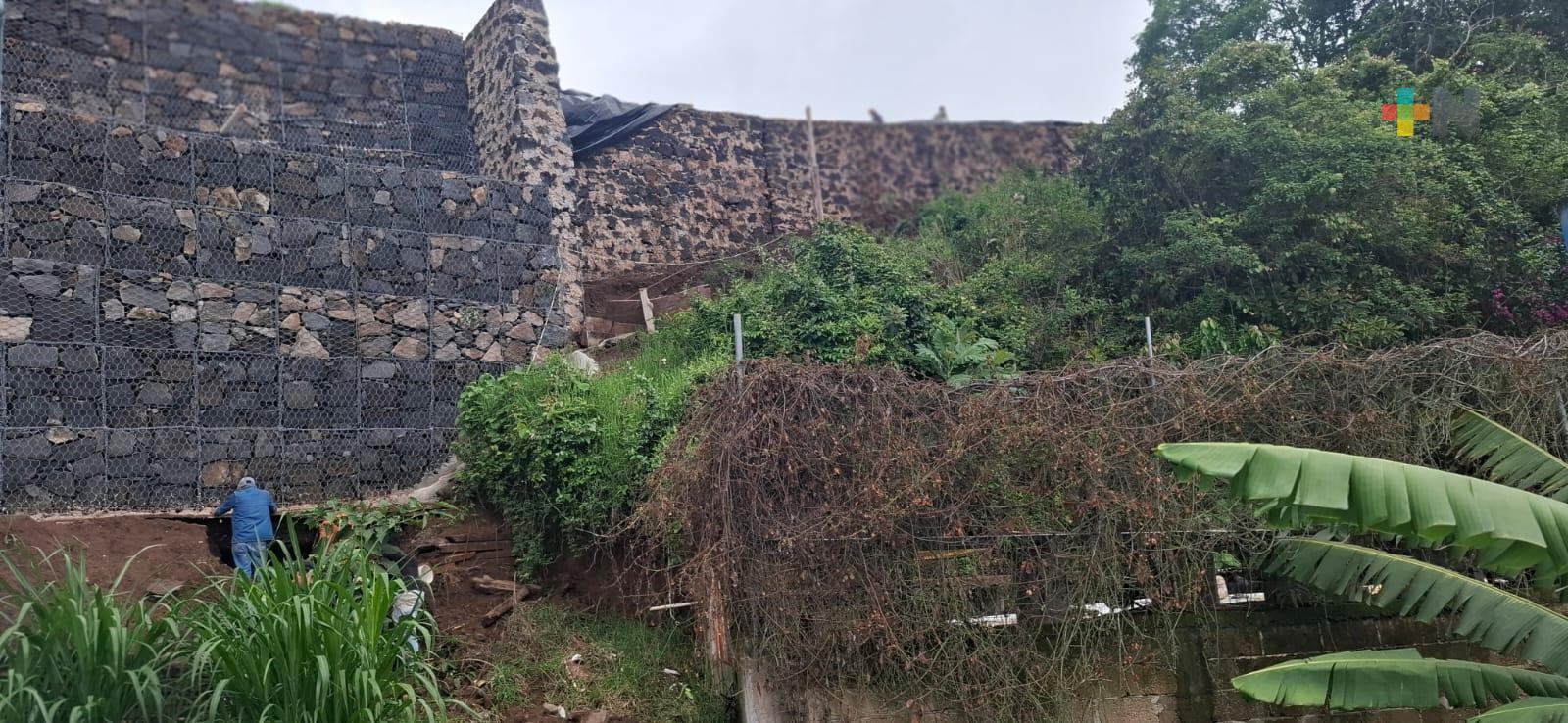 Lluvia afecta construcciones hechas en zonas riesgosas de Xalapa