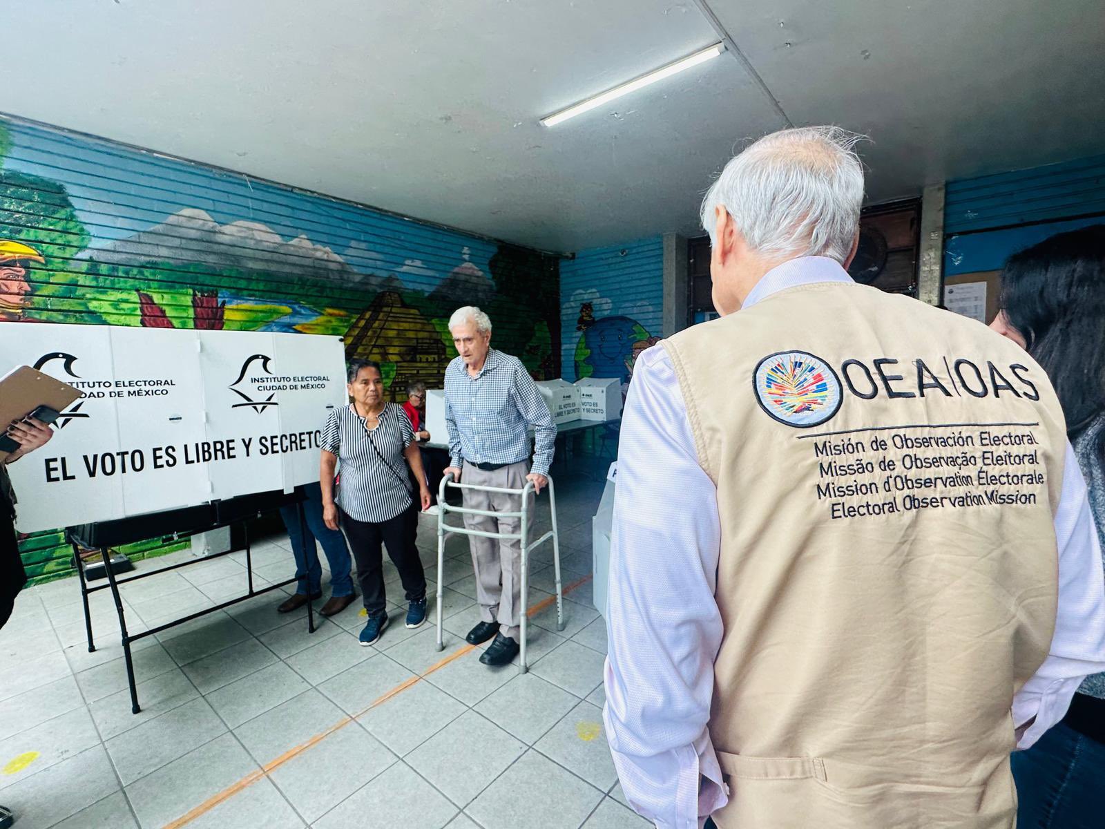 Representante de la OEA destaca histórico momento en México