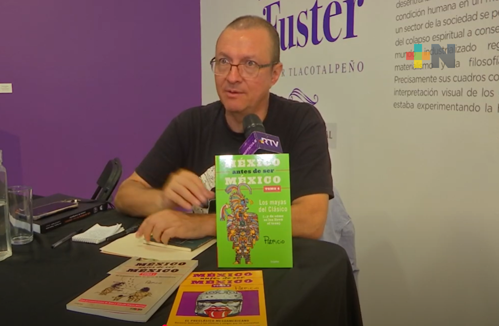 Patricio Monero presentó el tomo 4 de serie «México antes de se México»