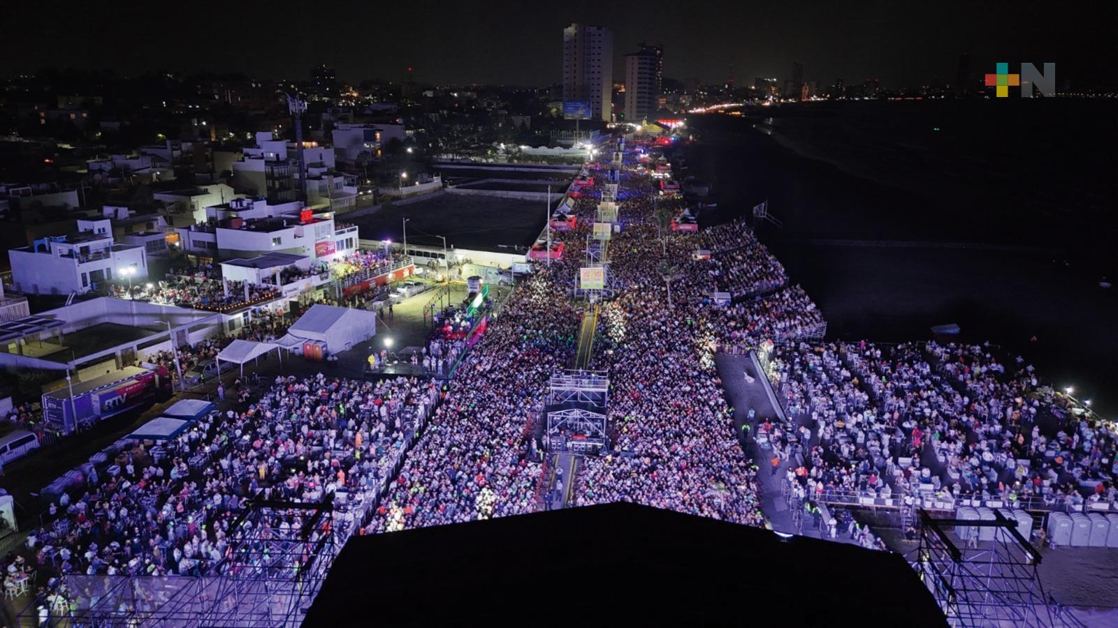 Salsa Fest dejó más de 837 millones de pesos en Veracruz y casi 600 mil asistentes