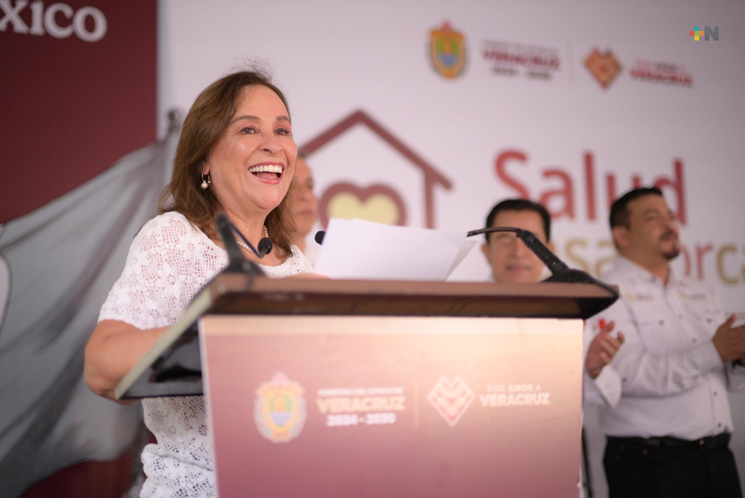 Salud Casa por Casa beneficiará a más de un millón de veracruzanos: Rocío Nahle