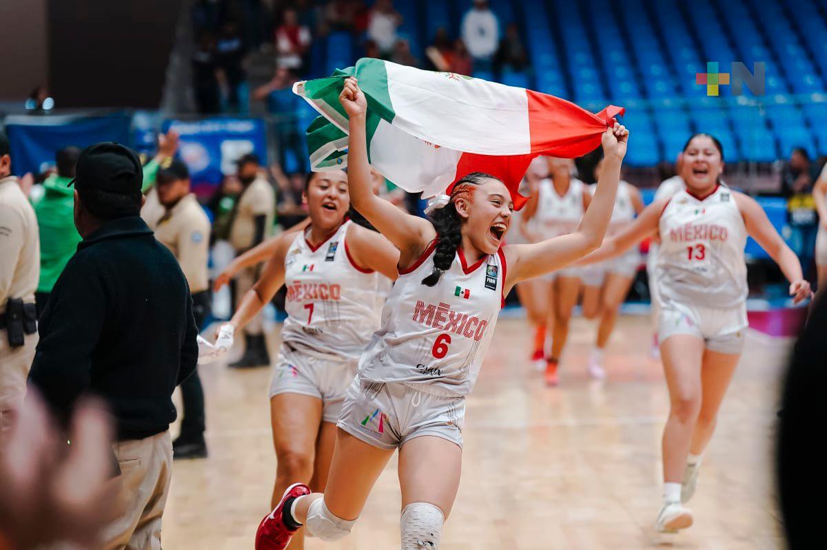 Selección femenil de basquetbol clasifica a Copa Mundial Sub-17 por tercera vez consecutiva