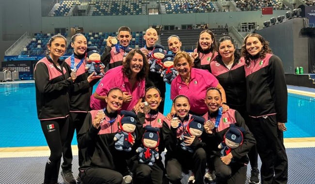 México cierra con bronce en la Súper Final de Copas del Mundo de Natación Artística, en China