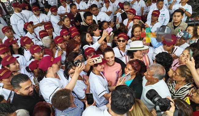 Claudia Sheinbaum arranca en Edomex gira nacional dedicada a la salud