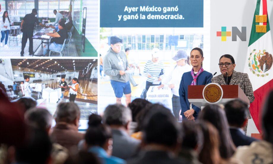 “Elección judicial superó las expectativas, ganó México y la democracia”: Segob