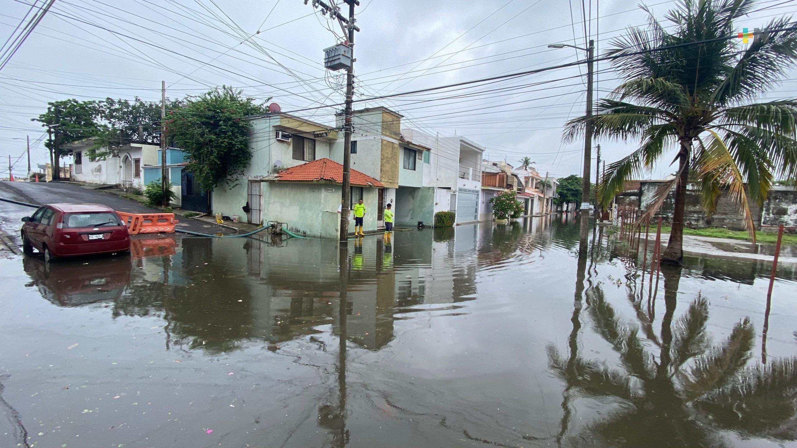 Sufre inundaciones colonia Revolución de Veracruz puerto desde hace más de 30 años