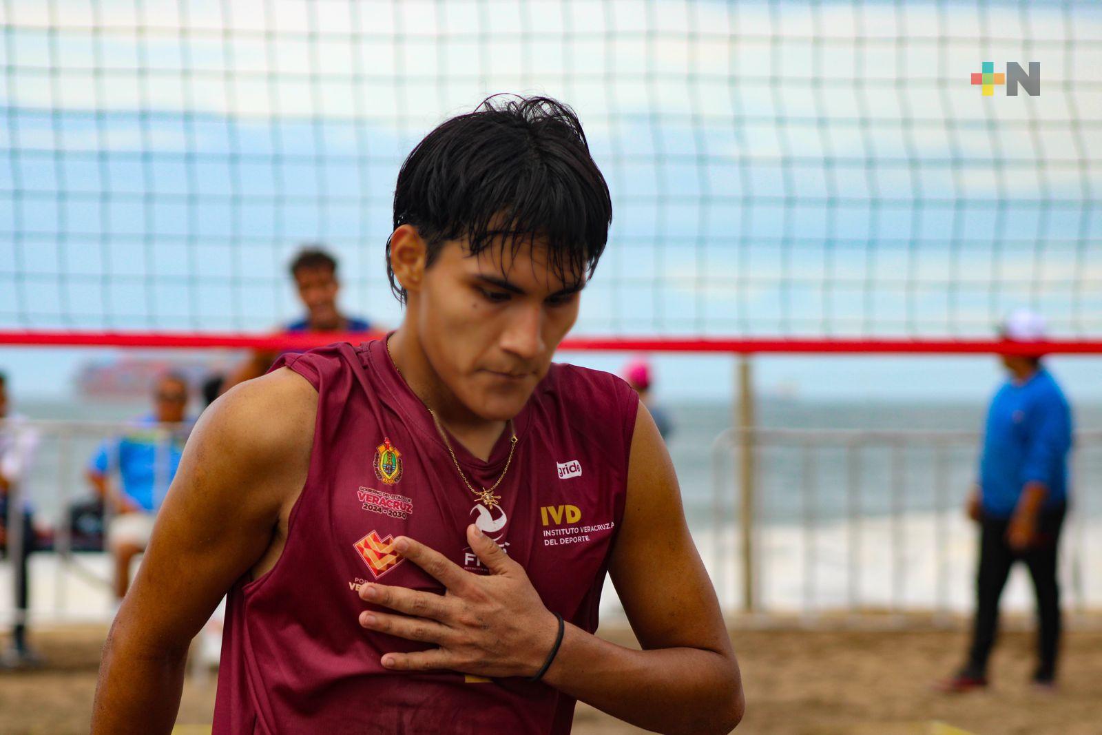 Veracruz inicia con fuerza en el voleibol de playa de la Olimpiada Nacional