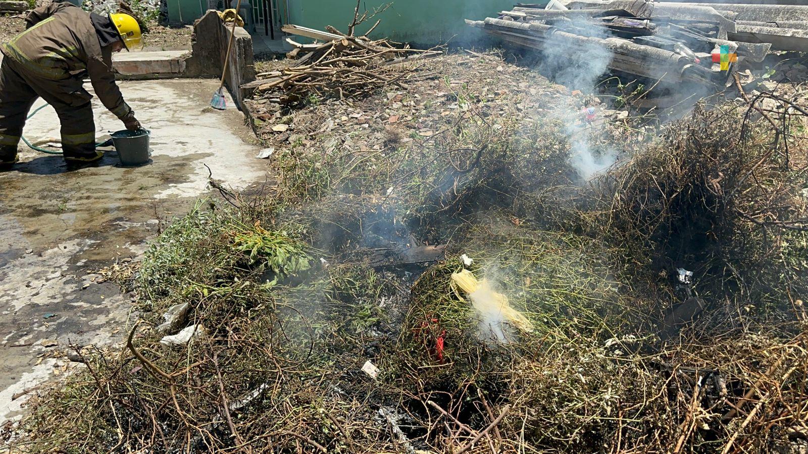 Incinerar basura es un delito ambiental