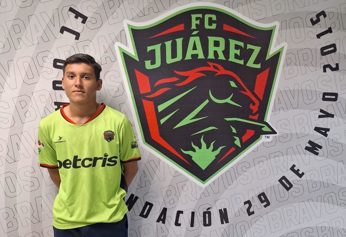 Futbolista veracruzano a las fuerzas básicas de FC Juárez