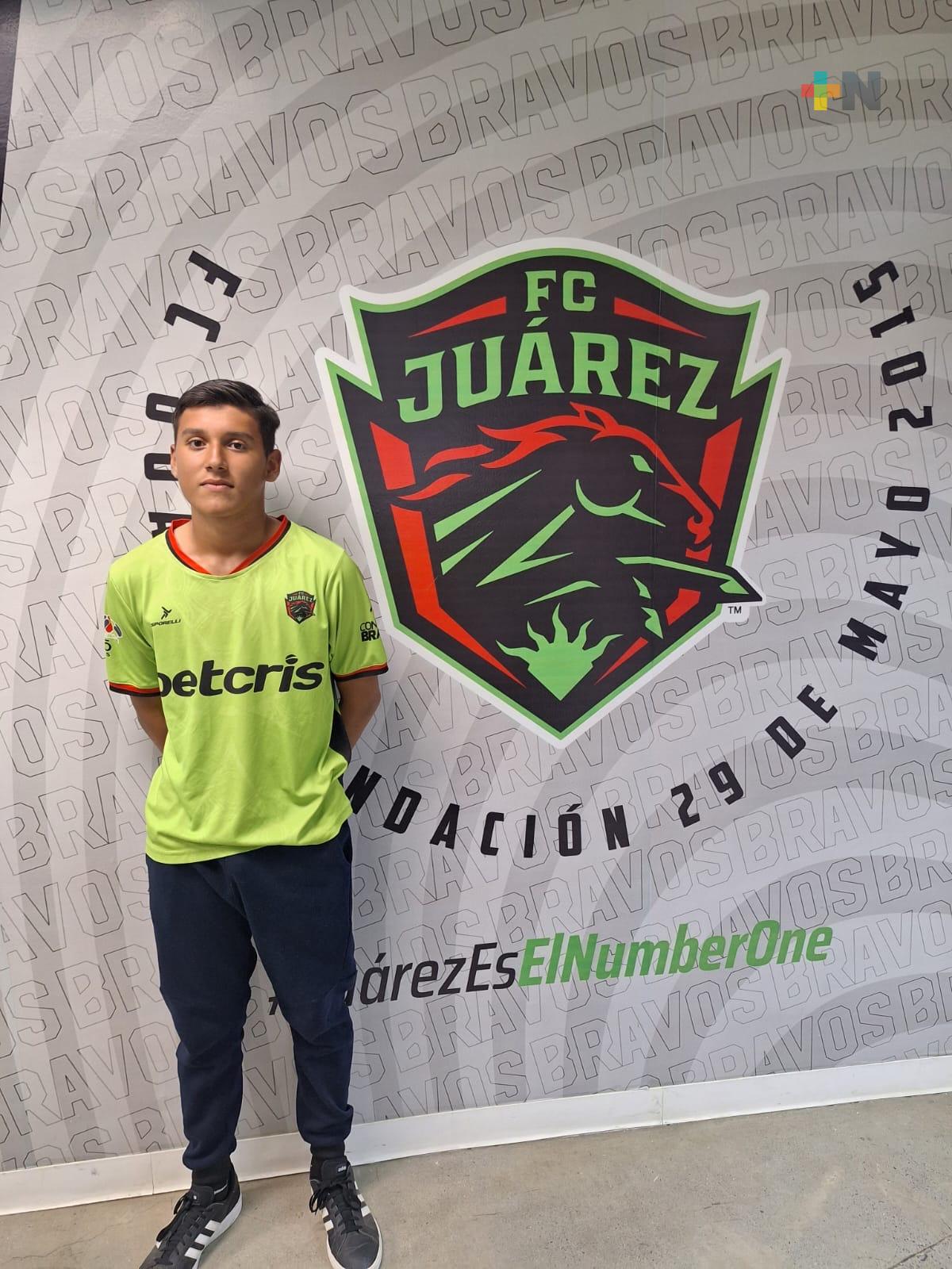 El veracruzano José Leonardo Moctezuma Villegas a las Fuerzas Básicas de FC Juárez