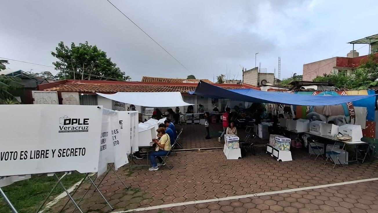 En Higueras se ubicó el centro más grande de votación de Xalapa