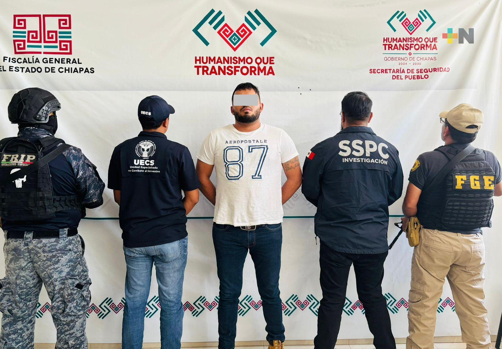 Capturan en Chiapas a “El Doble Cero”, presunto líder del CJNG en el sur de Veracruz