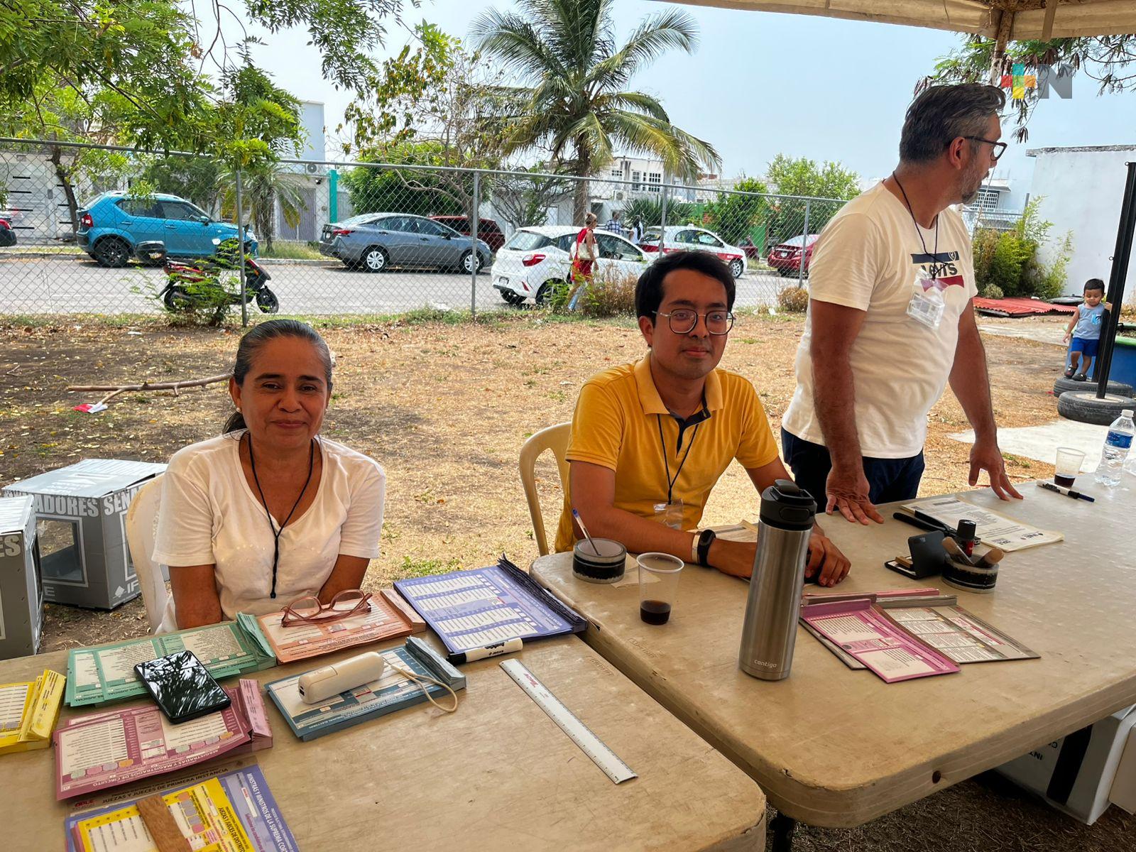 En Medellín de Bravo, destacan buena participación durante jornada electoral