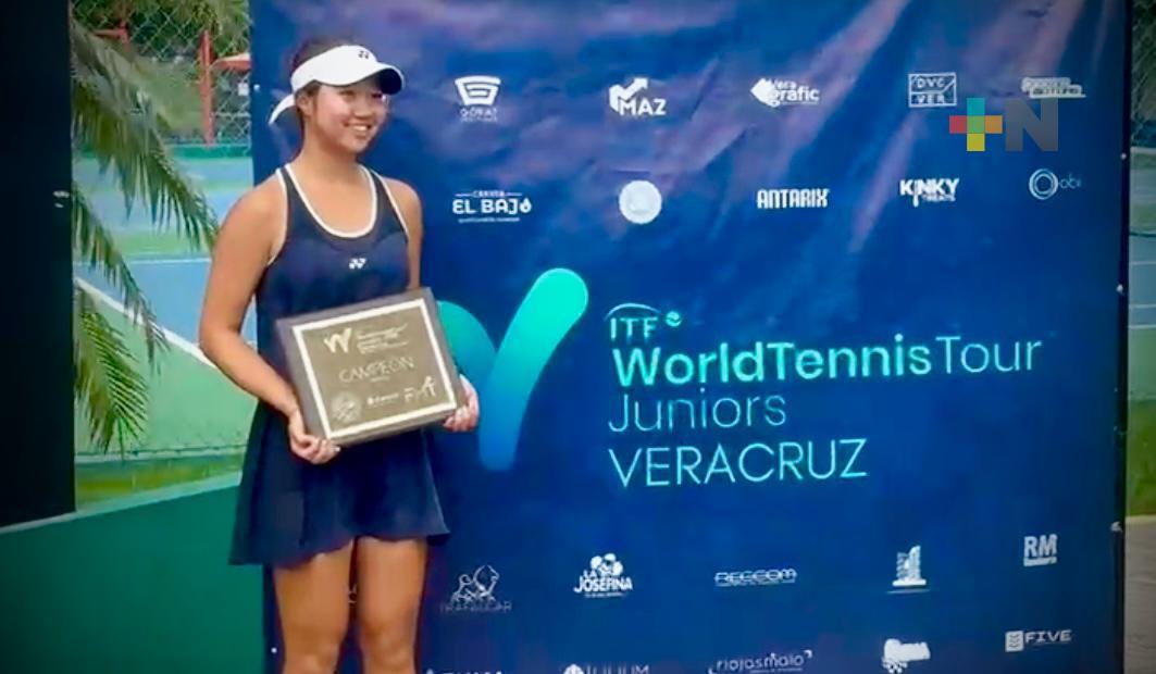Toshida logra bicampeonato en Torneo Internacional de Tenis Junior