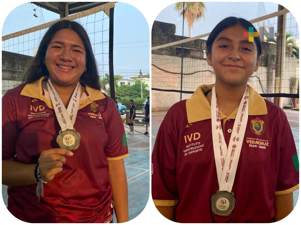Medallas de plata consiguen voleibolistas de Coatzacoalcos en  Olimpiada Nacional 2025