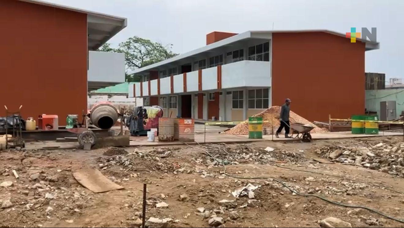 Reconstrucción de primaria de Coatzacoalcos podría concluir a fin de mes