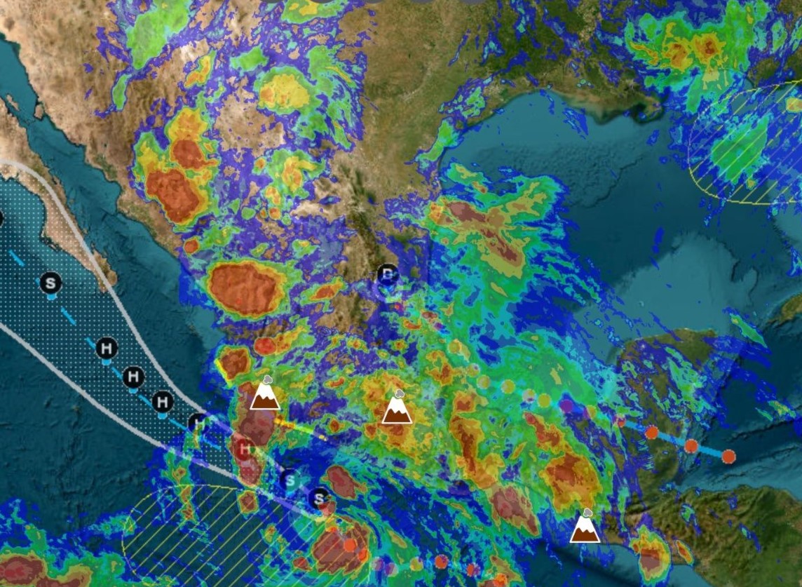 Tormenta tropical “Barry” se debilitó en la madrugada; ocasiona lluvias intensas en Veracruz