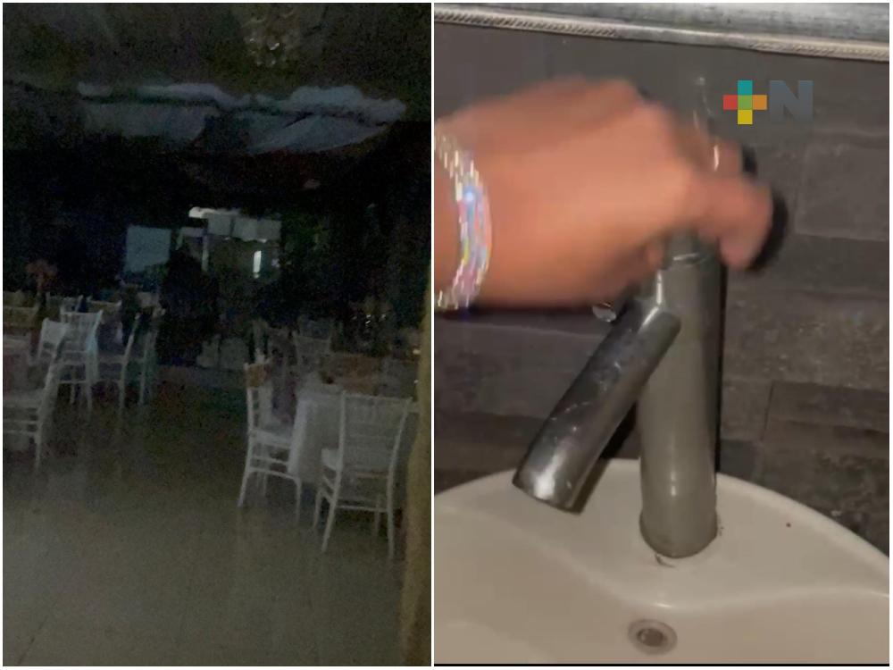En salón sin agua ni luz celebran XV años; familiares recurren a Profeco