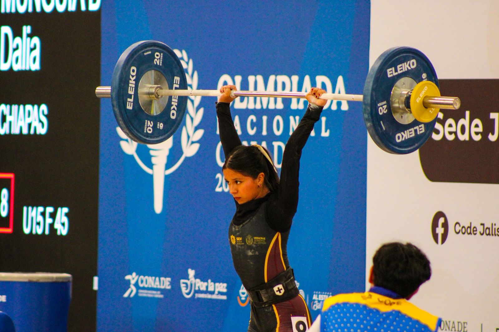 Con 18 medallas en halterofilia femenil, Veracruz debuta en la Olimpiada CONADE