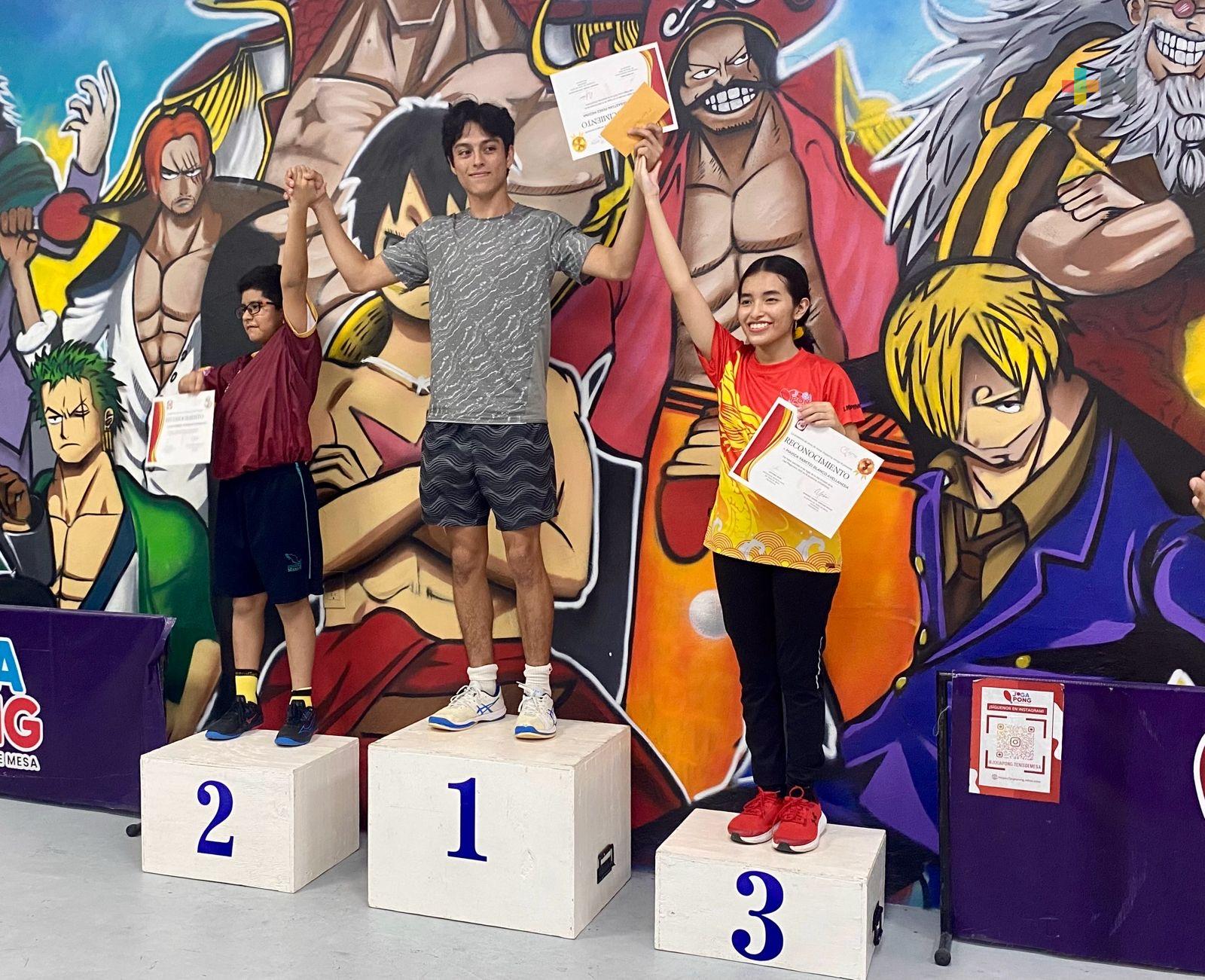 Concluyó la primera edición de la Liga de Tenis de Mesa en Coatzacoalcos