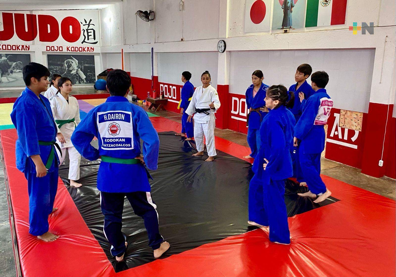 Judocas de Coatzacoalcos se preparan rumbo al Nacional en CDMX