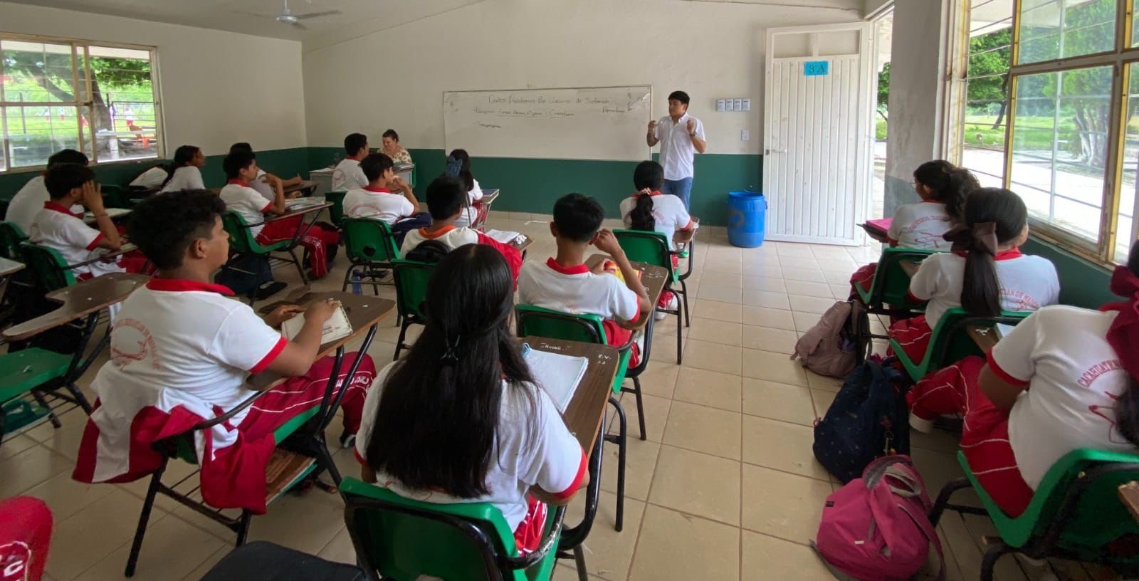 Promueve SEV entornos escolares libres de adicciones en Ixhuatlán de Madero