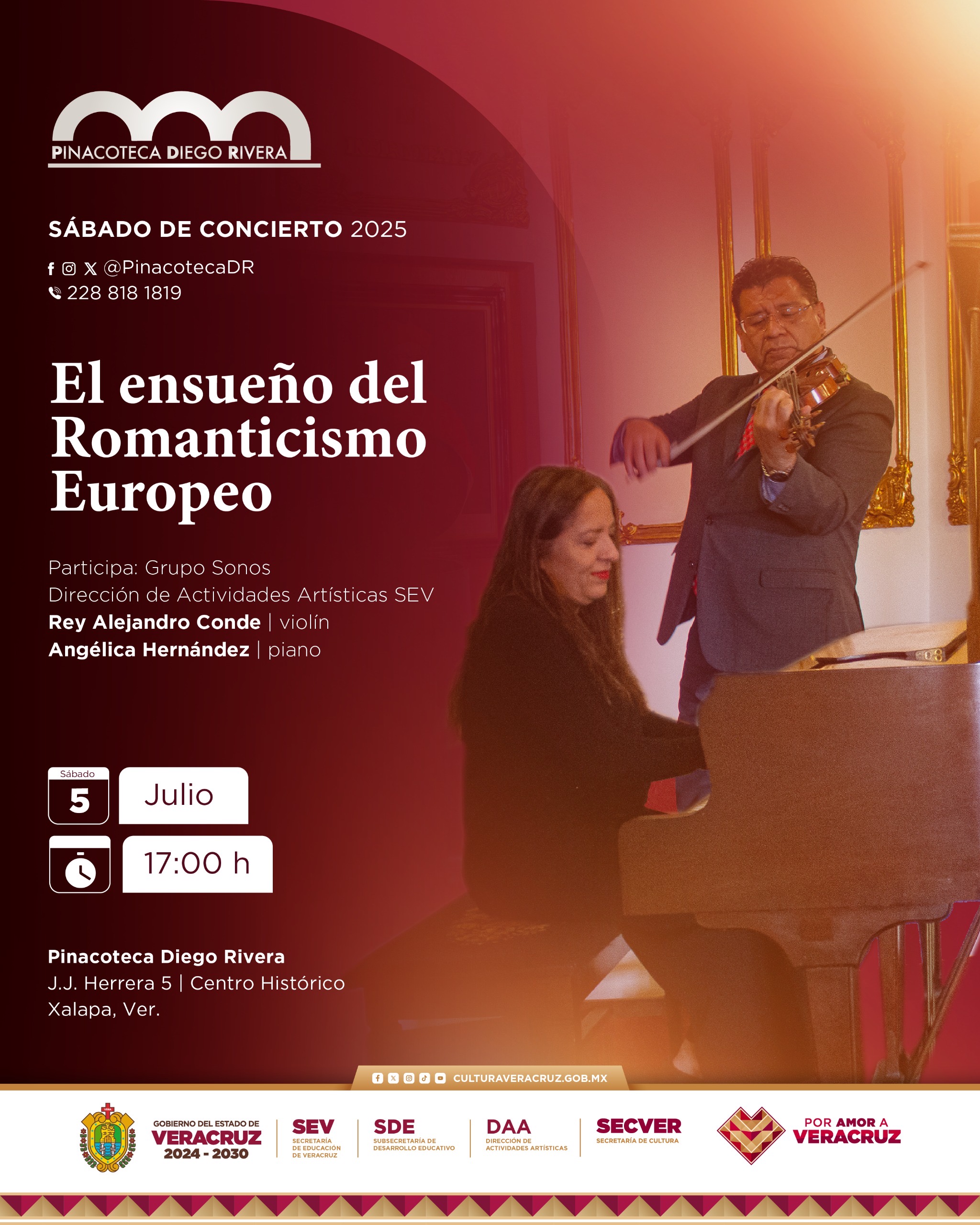 Recital de música clásica en la Pinacoteca con Grupo Sonos